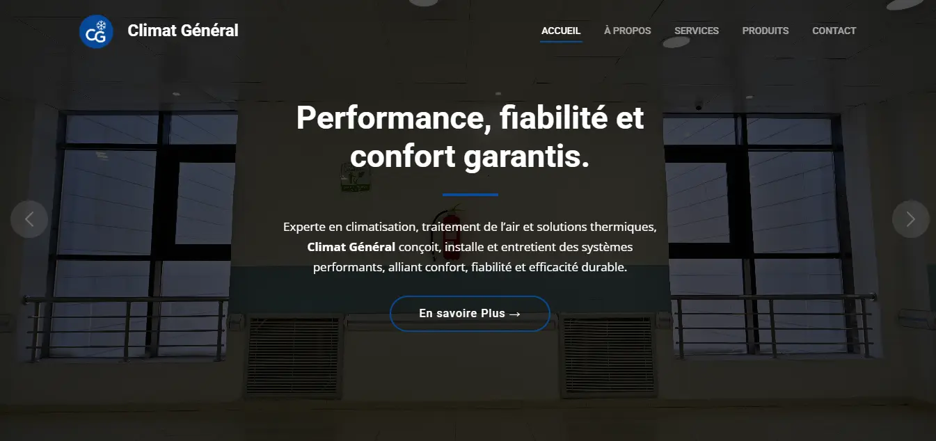 Climat Général Website